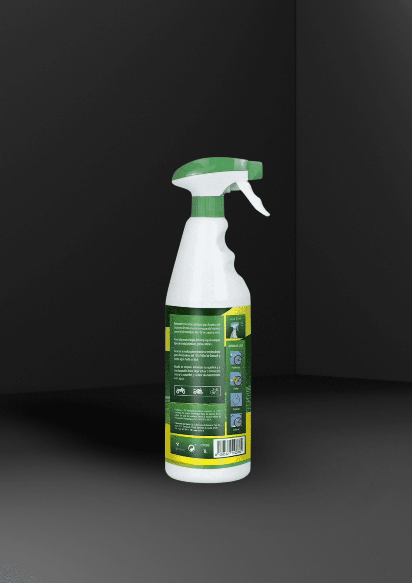 Zentox desengrasante neutro motos y bicicletas - Imagen 2