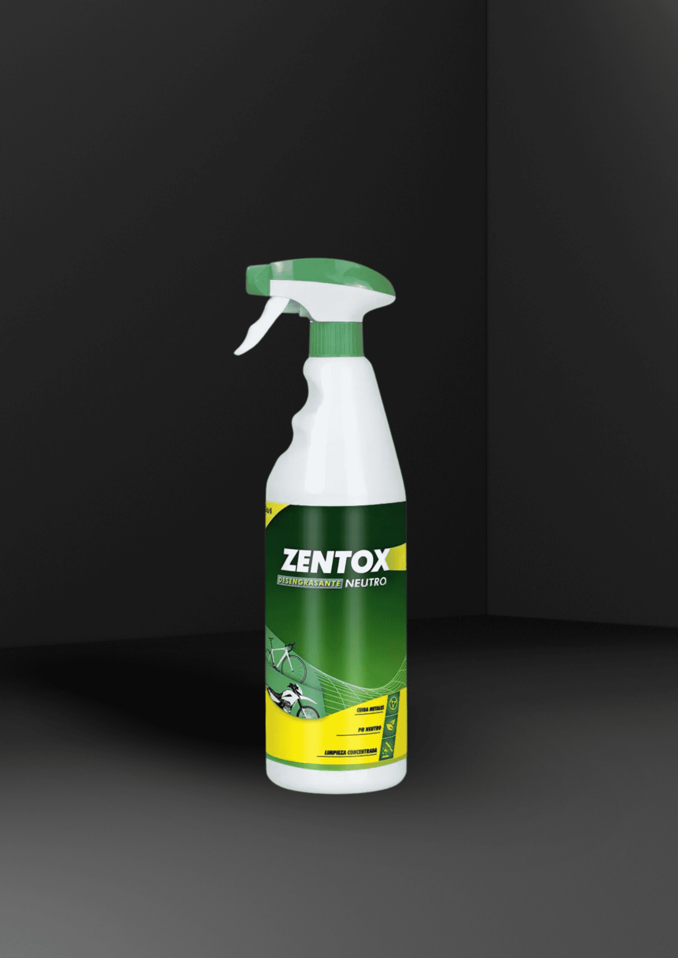 Zentox desengrasante neutro motos y bicicletas