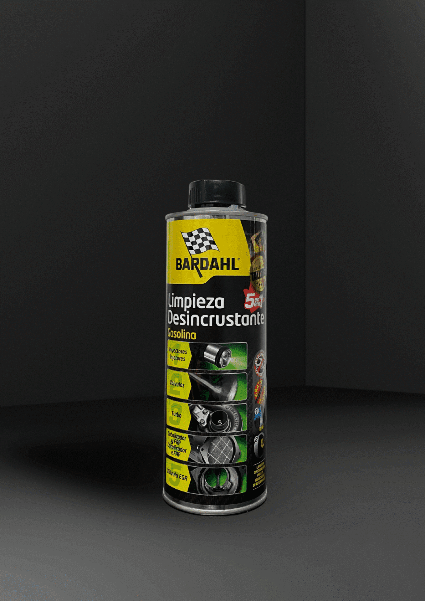 Limpiador de Motores Gasolina 5 en 1 Bardahl